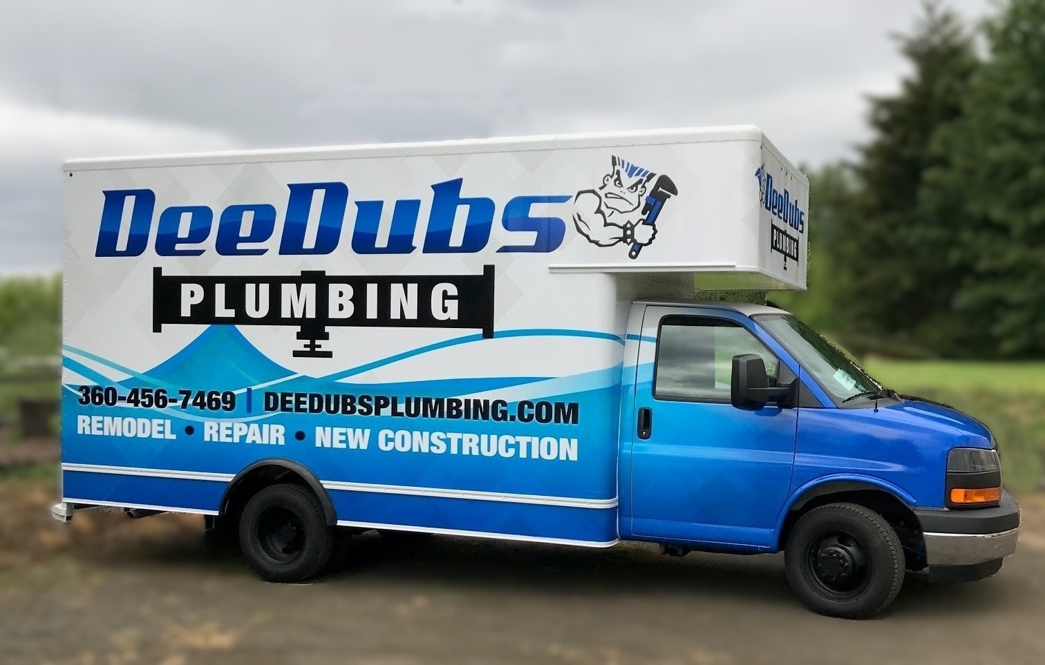 Dee Dubs Plumbing service truck